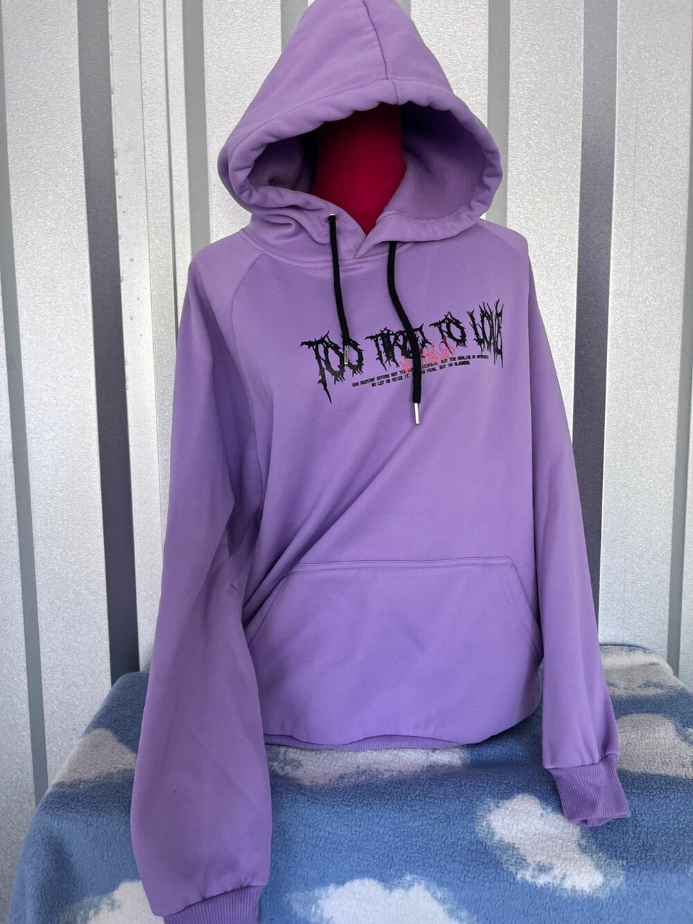 Purple hoodie